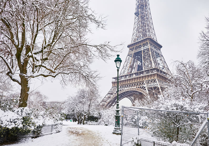 Lugares frios viagem paris