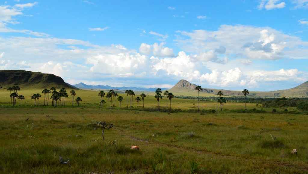 Pontos turísticos na Chapada dos Veadeiros
